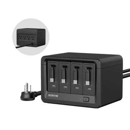 Gitryin デスクトップ充電ステーション 12-in-1 (40W単ポート)