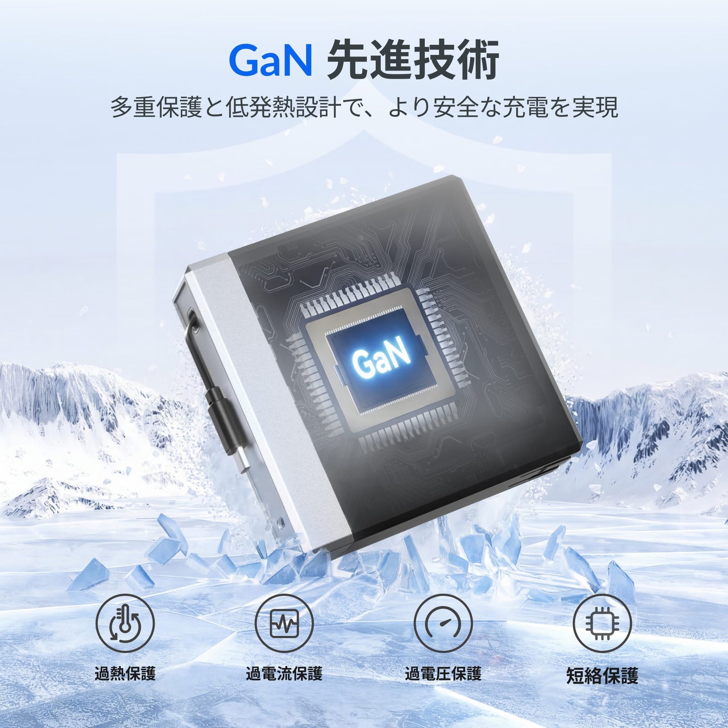 Gitryin 140W巻き取り式USB-C充電器