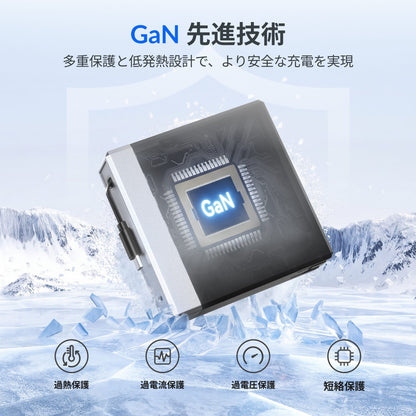 Gitryin 140W巻き取り式USB-C充電器