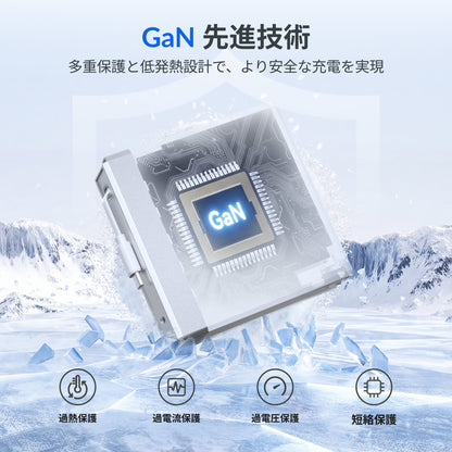 Gitryin 140W巻き取り式USB-C充電器