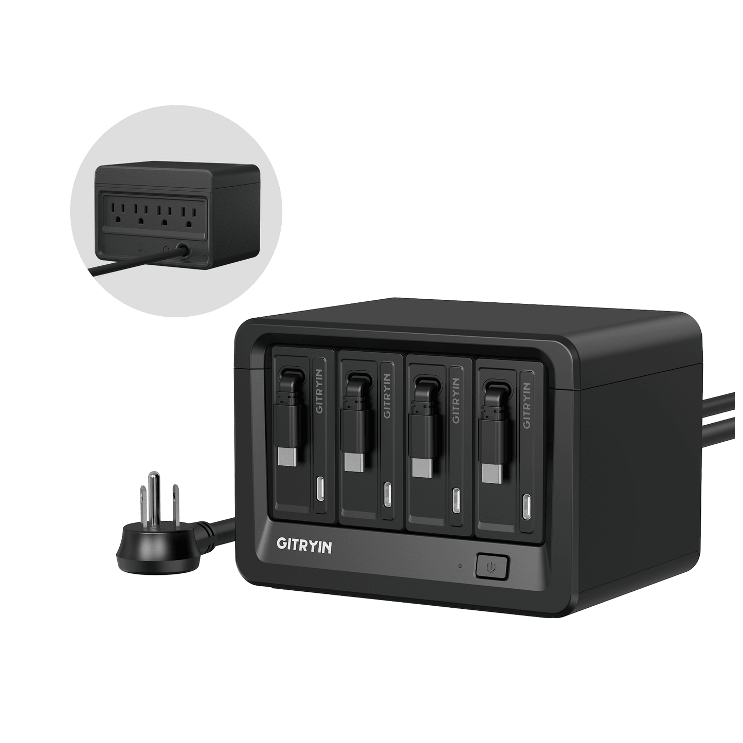 Gitryin デスクトップ充電ステーション 12-in-1 (65W単ポート)