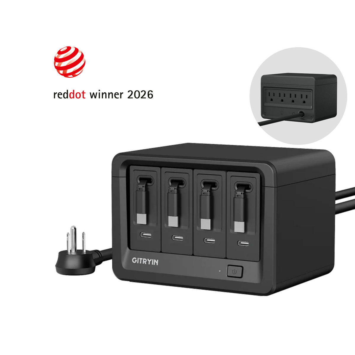 Gitryin 12-in-1 デスク充電ステーション 40Wモデル