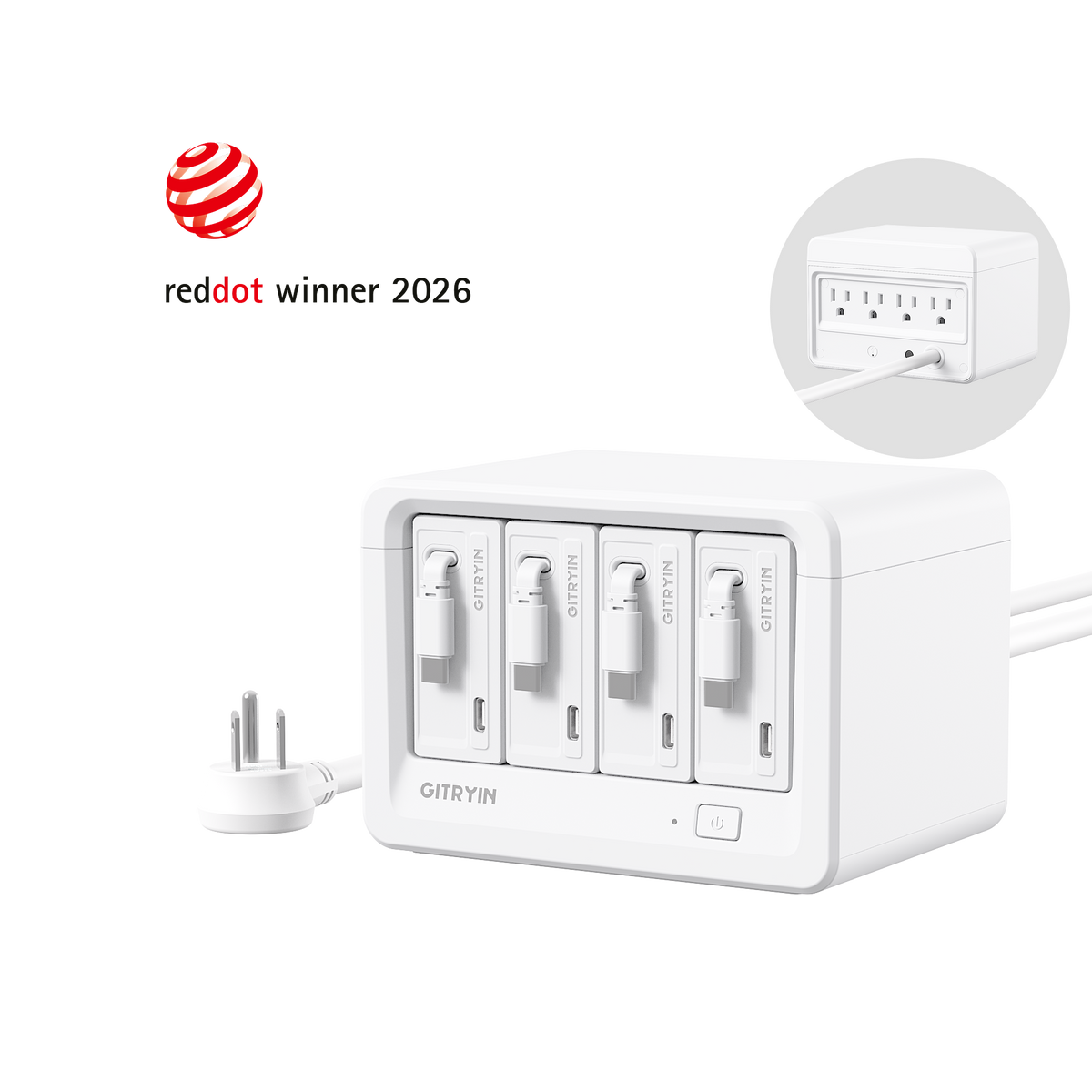 Gitryin 12-in-1 デスク充電ステーション 65Wモデル