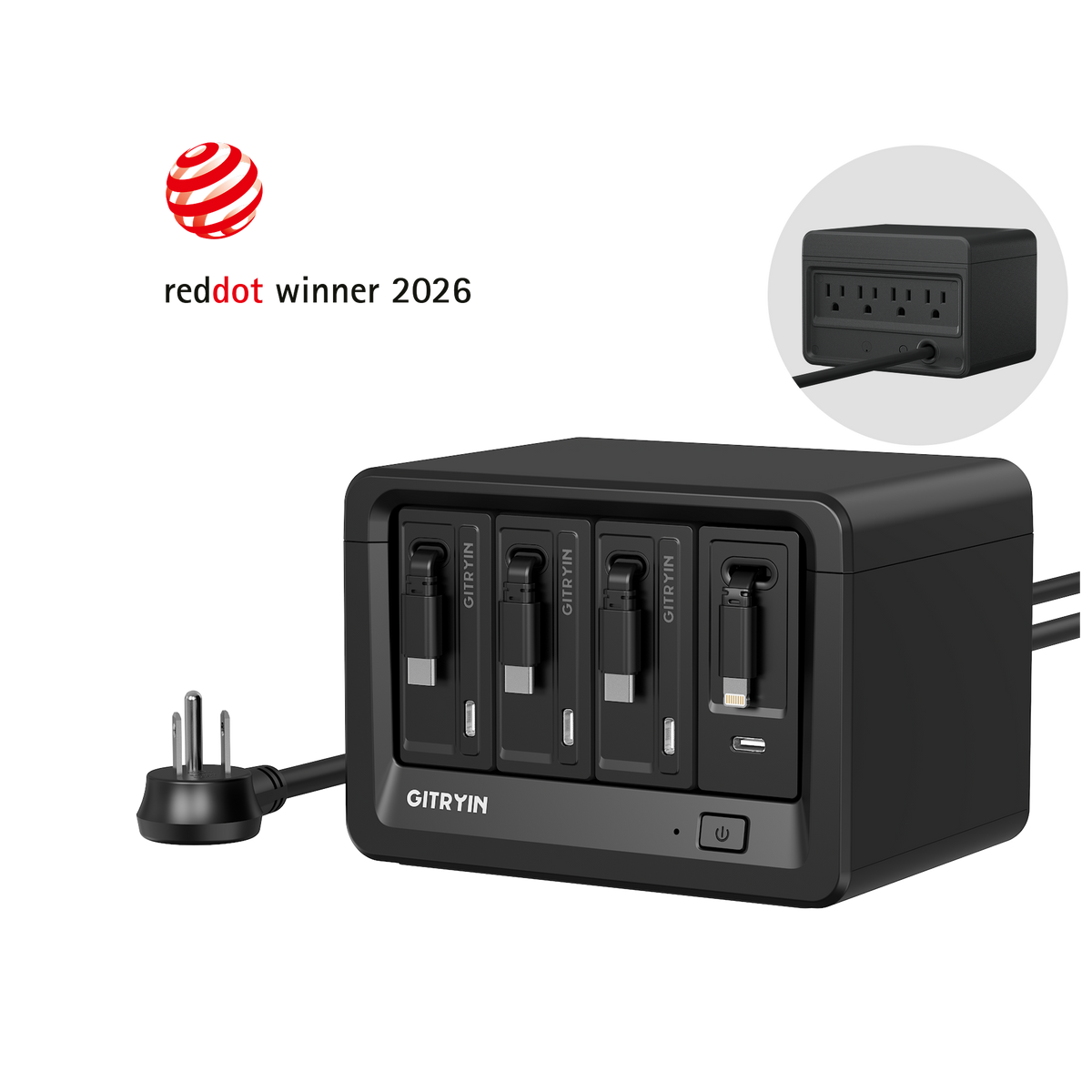 Gitryin 12-in-1 デスク充電ステーション 65Wモデル