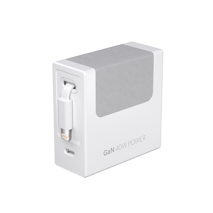 Gitryin 3C対応 40W伸縮式充電器