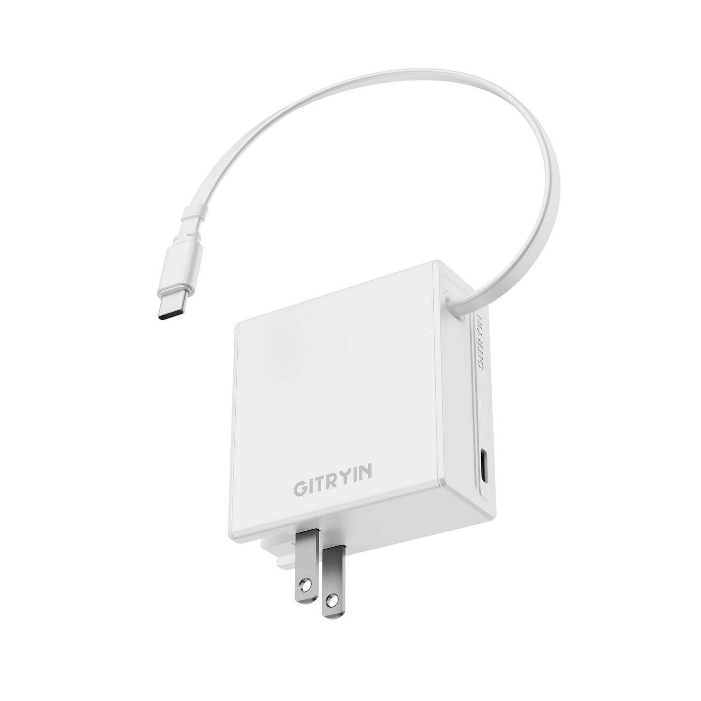 Gitryin 3C対応 65W 高速伸縮式充電器