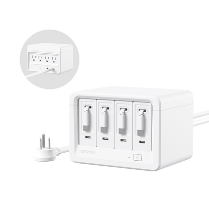 Gitryin デスクトップ充電ステーション 12-in-1 (40W単ポート)